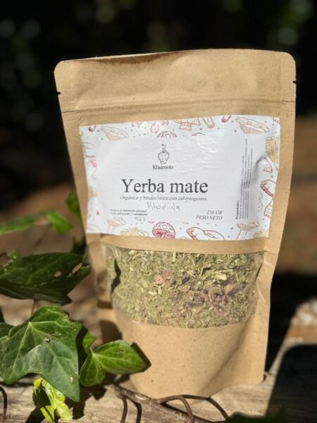 Yerba organica y biodinamica con Adaptogenos