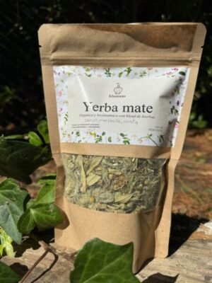 Yerba organica y biodinamica con blend de hierbas