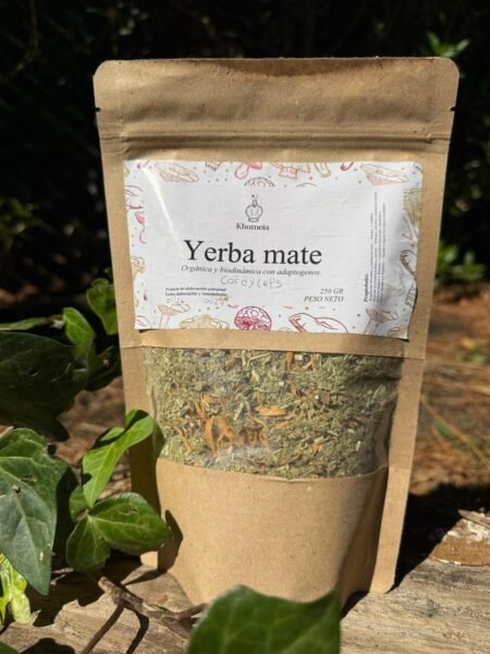 Yerba orgánica y biodinámica con Adaptogenos